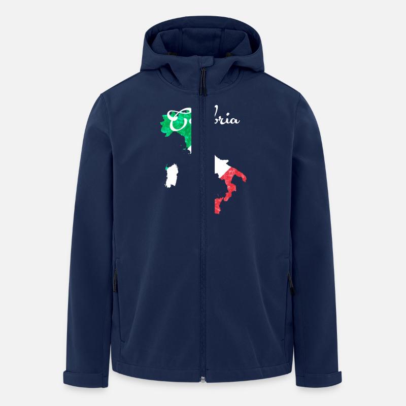Calabria - Recycelte Männer Softshell-Jacke von Stanley/Stella - Navy