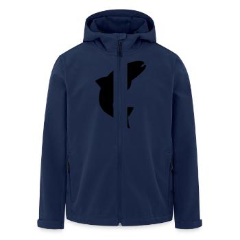 forelle_f1 - Veste softshell homme en polyester recyclé Stanley/Stella - marine - Devant - AI Model Male 185 light (185cm)