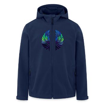 Hot Scarab - Recycelte Männer Softshell-Jacke von Stanley/Stella - Navy - Vorne - AI Model Male 185 light (185cm)