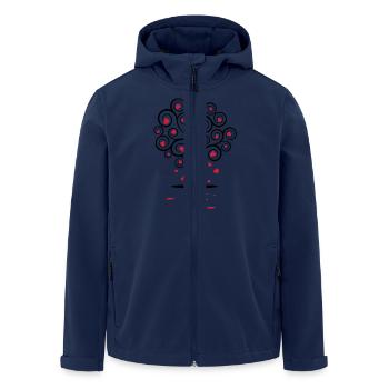 Love Tree - Men’s Recycled Softshell Jacket by Stanley/Stella - navy - Front - AI Model Male 185 light (185cm)