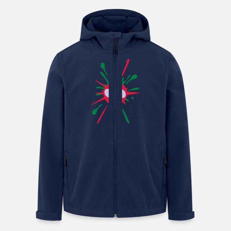 euskal design 4 - Men’s Recycled Softshell Jacket by Stanley/Stella - navy