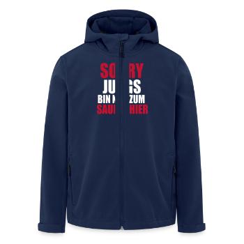 Sorry Jungs Mädels Shirt - Recycelte Männer Softshell-Jacke von Stanley/Stella - Navy - Vorne - AI Model Male 185 light (185cm)