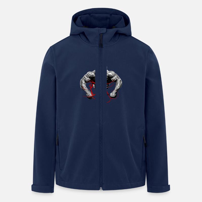 Beast Mode - Veste softshell homme en polyester recyclé Stanley/Stella - marine