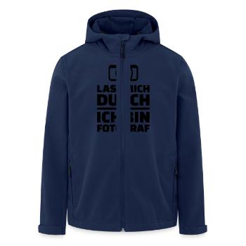 Fotograf - Recycelte Männer Softshell-Jacke von Stanley/Stella - Navy - Vorne - AI Model Male 185 light (185cm)