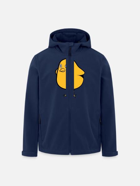 funny chicks - Men’s Recycled Softshell Jacket by Stanley/Stella - navy