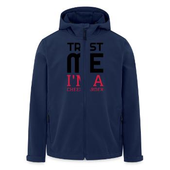 Cheerleader Cheerleading Dance Sport Twirling - Men’s Recycled Softshell Jacket by Stanley/Stella - navy - Front - AI Model Male 185 light (185cm)