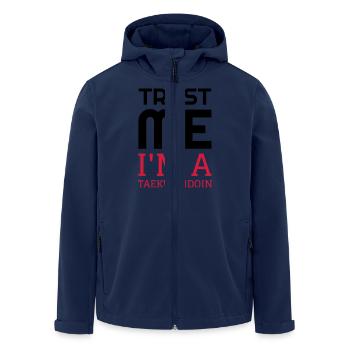 Taekwondo Taekwondoin Tae-Kwon-Do Tae Kwon Do - Men’s Recycled Softshell Jacket by Stanley/Stella - navy - Front - AI Model Male 185 light (185cm)