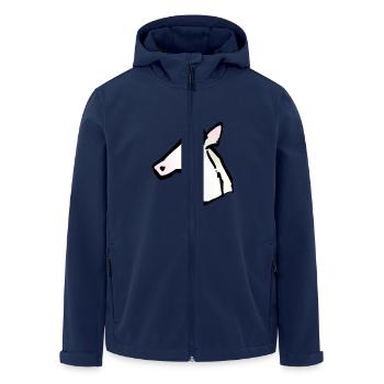 unicorn icon - Veste softshell homme en polyester recyclé Stanley/Stella - marine - Devant - AI Model Male 185 light (185cm)
