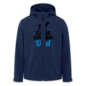 Cane Corso - Veste softshell homme en polyester recyclé Stanley/Stella - marine - Devant - AI Model Male 185 light (185cm)