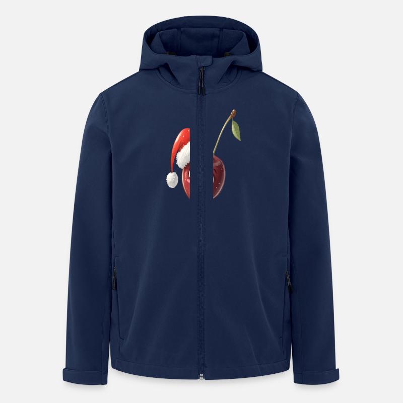 Noël aux cerises - Veste softshell homme en polyester recyclé Stanley/Stella - marine
