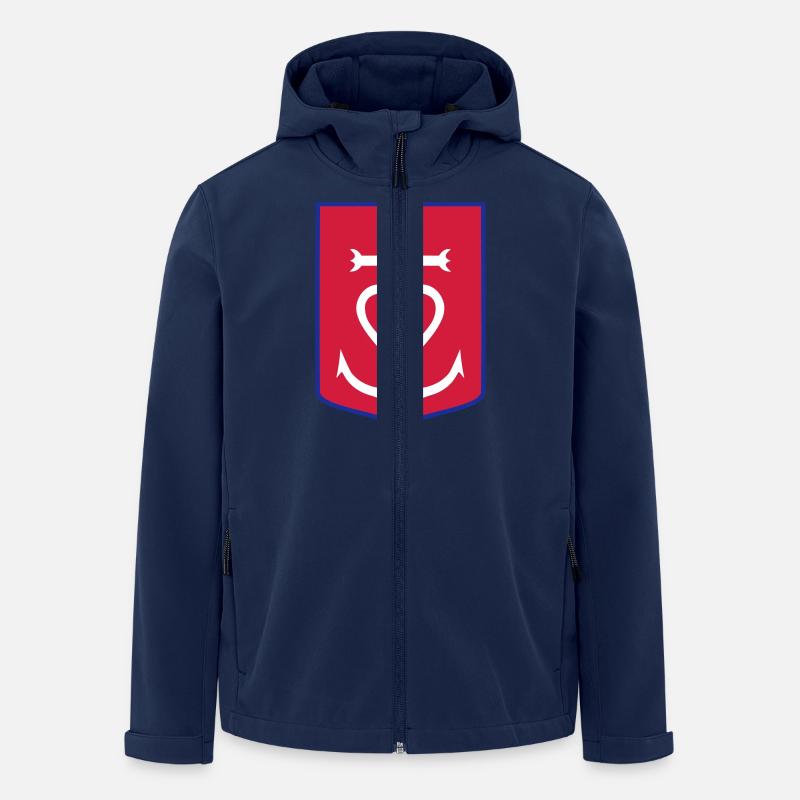 Croix Camargue - Giacca softshell uomo in poliestere riciclato di Stanley/Stella - navy
