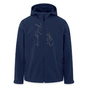 Philippines Map as Outline PH - Men’s Recycled Softshell Jacket by Stanley/Stella - navy - Front - AI Model Male 185 light (185cm)