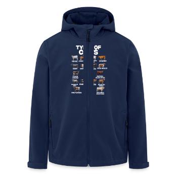 Types Of Cows Cattle Of The World Cow Cattle Cows - Veste softshell homme en polyester recyclé Stanley/Stella - marine - Devant - AI Model Male 185 light (185cm)
