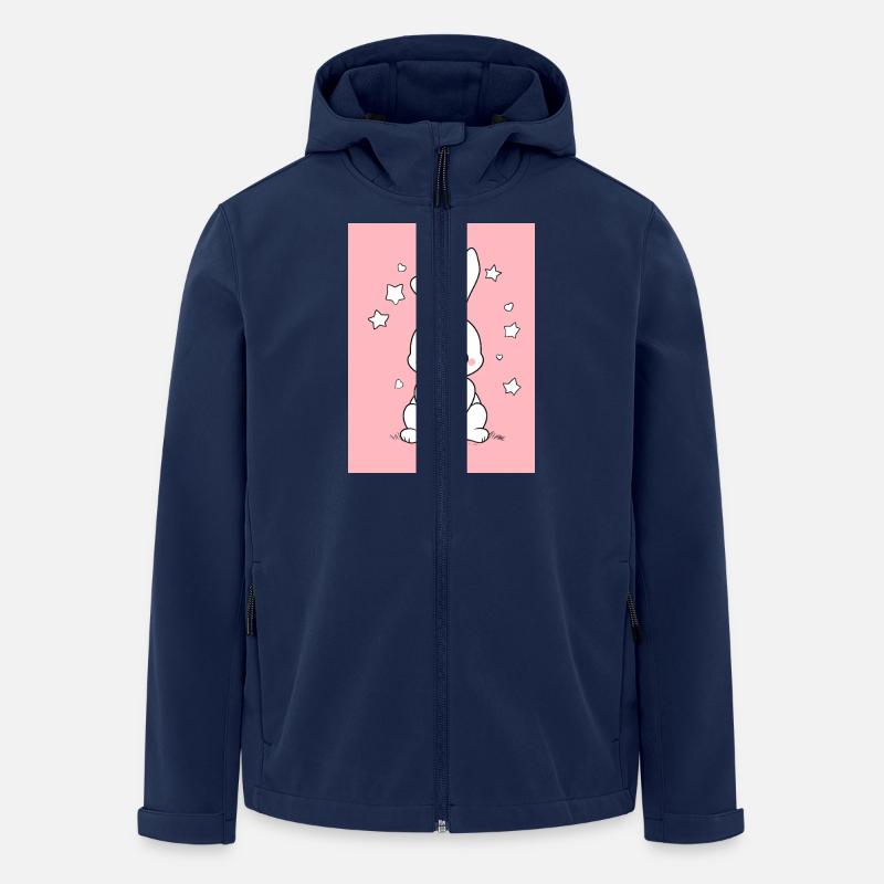 The Little Whit Bunny - Men’s Recycled Softshell Jacket by Stanley/Stella - navy