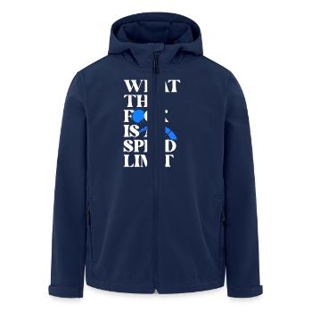 Auto - Recycelte Männer Softshell-Jacke von Stanley/Stella - Navy - Vorne - AI Model Male 185 light (185cm)