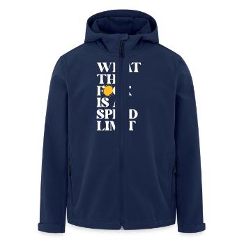 Auto - Recycelte Männer Softshell-Jacke von Stanley/Stella - Navy - Vorne - AI Model Male 185 light (185cm)