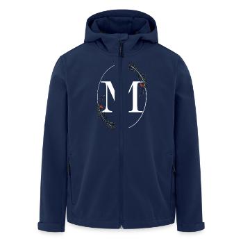 Letter M - Men’s Recycled Softshell Jacket by Stanley/Stella - navy - Front - AI Model Male 185 light (185cm)