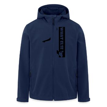 Basketball Sport Basketball Spiel Trikot - Recycelte Männer Softshell-Jacke von Stanley/Stella - Navy - Vorne - AI Model Male 185 light (185cm)