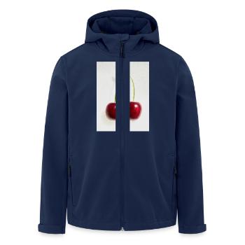 Cerise - Veste softshell homme en polyester recyclé Stanley/Stella - marine - Devant - AI Model Male 185 light (185cm)