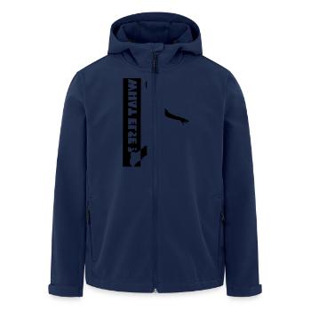 Basketball Dunking Handball Fussball Soccer - Recycelte Männer Softshell-Jacke von Stanley/Stella - Navy - Vorne - AI Model Male 185 light (185cm)