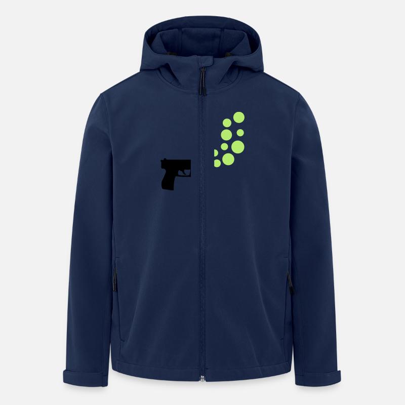 bubble gun - Recycelte Männer Softshell-Jacke von Stanley/Stella - Navy