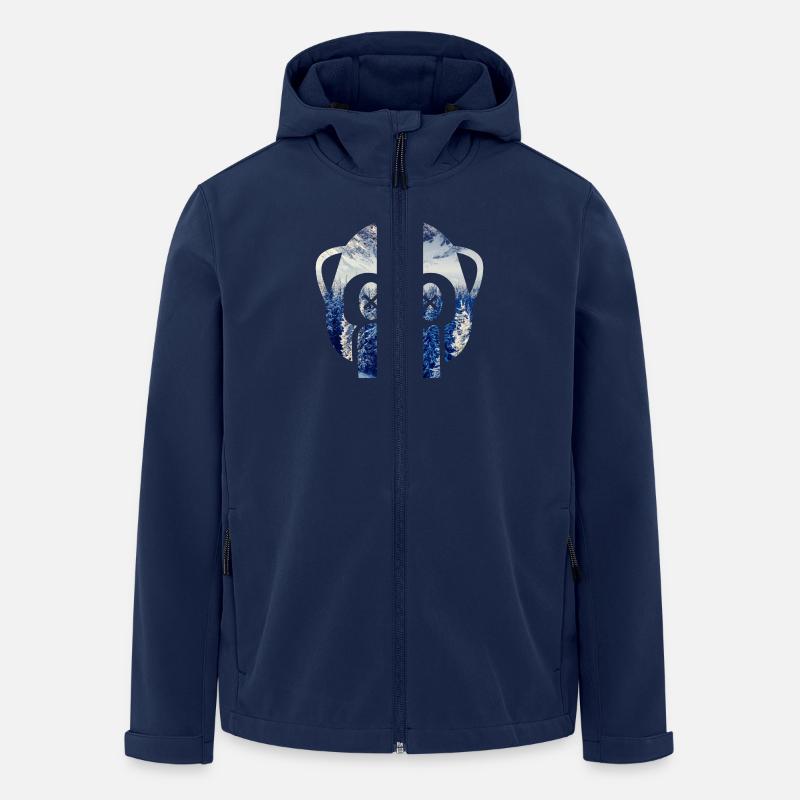 Party Hard! - Recycelte Männer Softshell-Jacke von Stanley/Stella - Navy