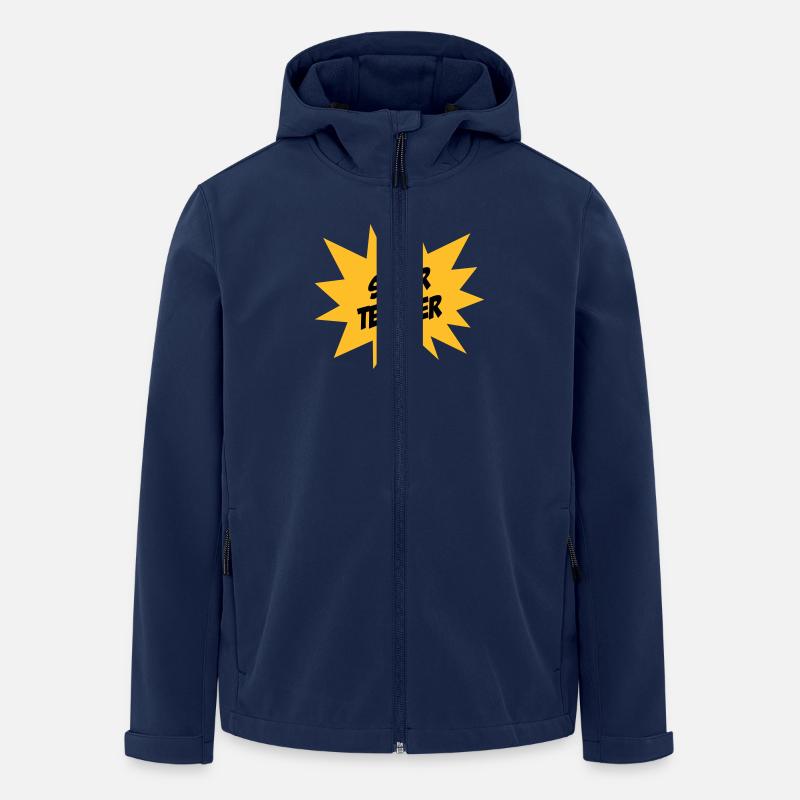 Lehrer / Professor / Schule / Lehrerin / Kind - Recycelte Männer Softshell-Jacke von Stanley/Stella - Navy