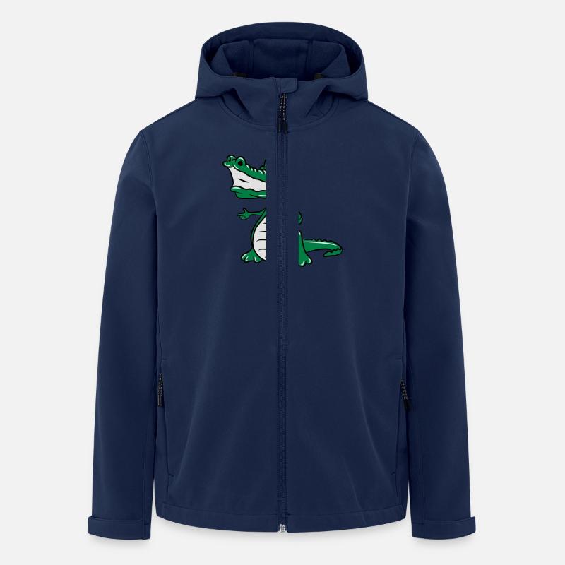 Krokodil cool sonnenbrille - Recycelte Männer Softshell-Jacke von Stanley/Stella - Navy