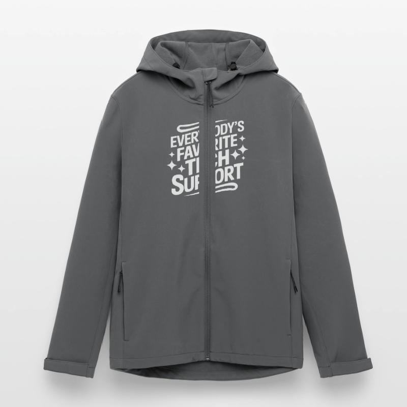 Technischer Support Computerfreak Nerd Recycelte Männer Softshell-Jacke Discoverer von Stanley/Stella