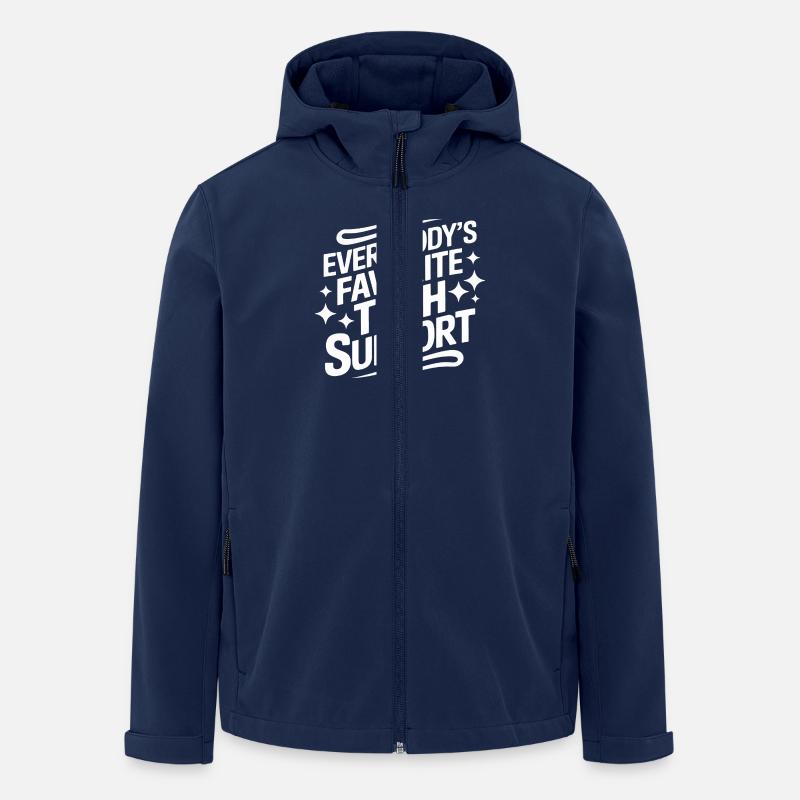 Technical Support Computer - Men’s Recycled Softshell Jacket by Stanley/Stella - navy