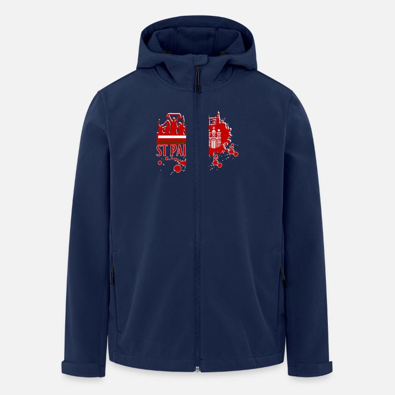 st pauli fan - Recycelte Männer Softshell-Jacke von Stanley/Stella - Navy