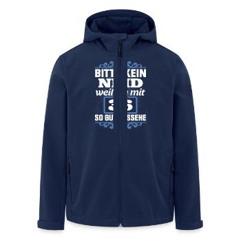36. Geburtstag 36 Sechsunddreißig Jahre Geschenk - Recycelte Männer Softshell-Jacke von Stanley/Stella - Navy - Vorne - AI Model Male 185 light (185cm)