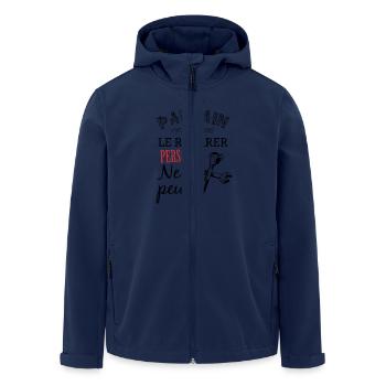 Si parrain ne peut pas le réparer personne ne peut - Veste softshell homme en polyester recyclé Stanley/Stella - marine - Devant - AI Model Male 185 light (185cm)
