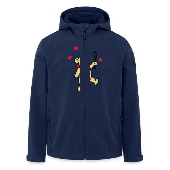 Bébé nounours - Veste softshell homme en polyester recyclé Stanley/Stella - marine - Devant - AI Model Male 185 light (185cm)