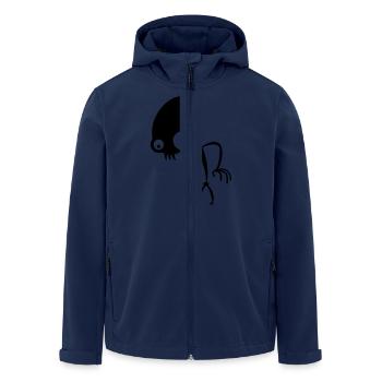 alien - Recycelte Männer Softshell-Jacke von Stanley/Stella - Navy - Vorne - AI Model Male 185 light (185cm)