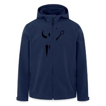 Badminton - Recycelte Männer Softshell-Jacke von Stanley/Stella - Navy - Vorne - AI Model Male 185 light (185cm)