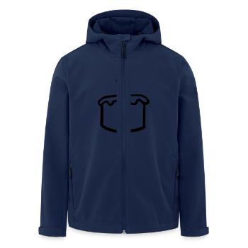 geburtstagtorte Geburtstagskuchen Geburtstagsfeier - Recycelte Männer Softshell-Jacke von Stanley/Stella - Navy - Vorne - AI Model Male 185 light (185cm)