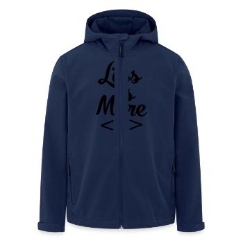 Less Is More - Veste softshell homme en polyester recyclé Stanley/Stella - marine - Devant - AI Model Male 185 light (185cm)
