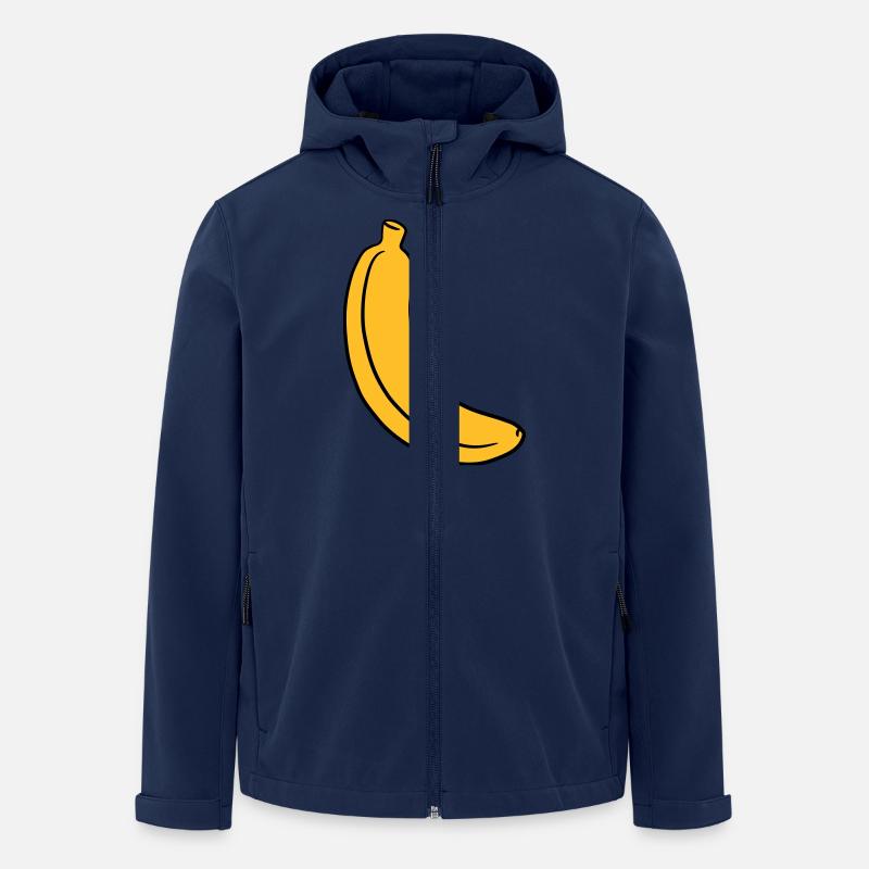 banane - Recycelte Männer Softshell-Jacke von Stanley/Stella - Navy
