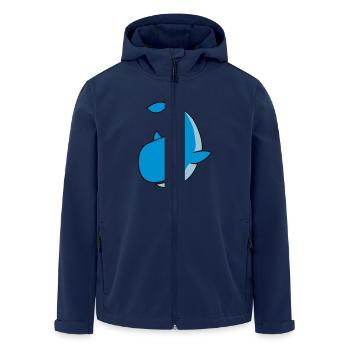 wal_02 - Recycelte Männer Softshell-Jacke von Stanley/Stella - Navy - Vorne - AI Model Male 185 light (185cm)
