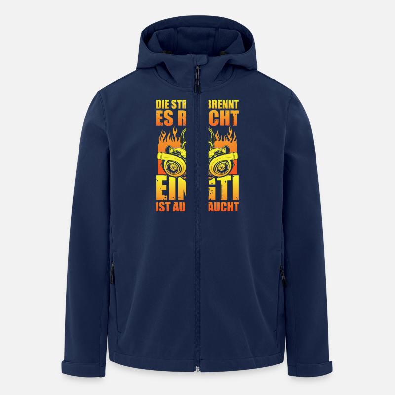 Auto - aufgetaucht 2 - Recycelte Männer Softshell-Jacke von Stanley/Stella - Navy