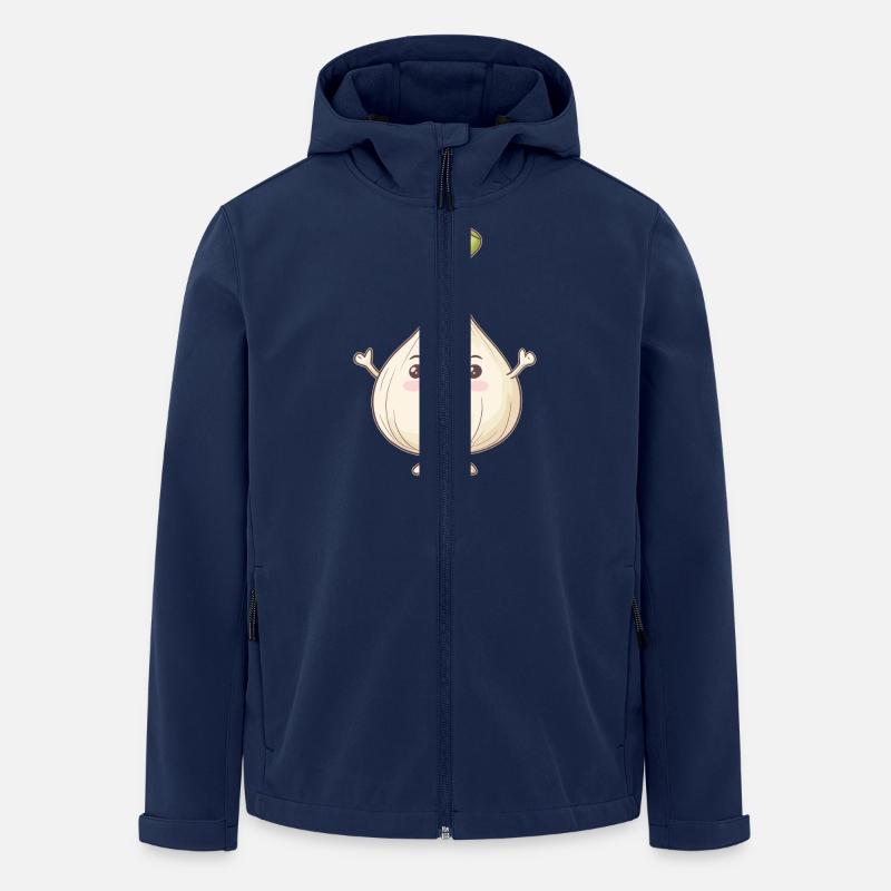 Knoblauch - Recycelte Männer Softshell-Jacke von Stanley/Stella - Navy