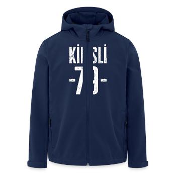 Kilis 79 – Diversité de Türkiye - Veste softshell homme en polyester recyclé Stanley/Stella - marine - Devant - AI Model Male 185 light (185cm)