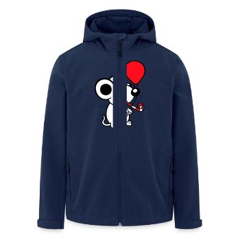 Mouse Birthday Party Birthday Party Party Hat - Men’s Recycled Softshell Jacket by Stanley/Stella - navy - Front - AI Model Male 185 light (185cm)