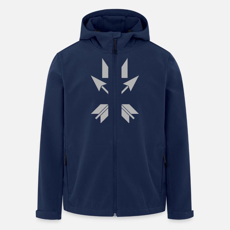 Dalarna - Recycelte Männer Softshell-Jacke von Stanley/Stella - Navy
