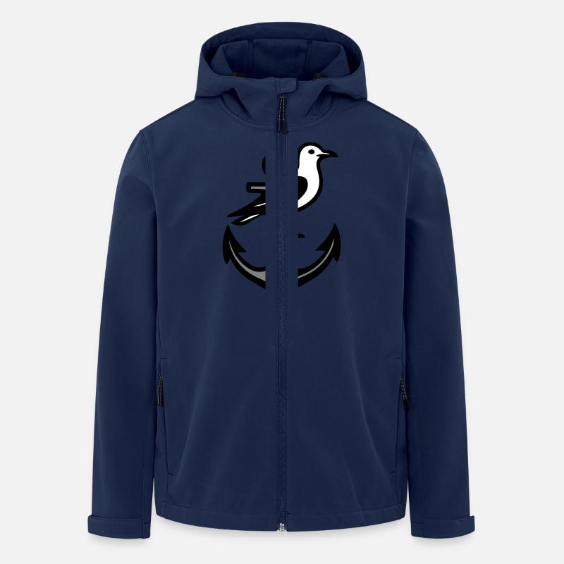 Ancre Seagull - Veste softshell homme en polyester recyclé Stanley/Stella - marine