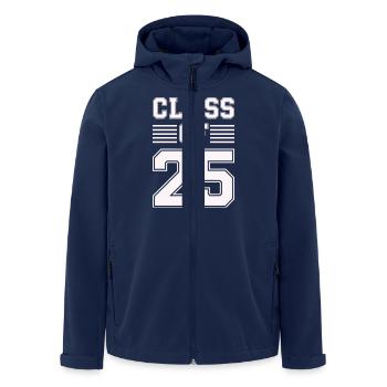class of 25 - Recycelte Männer Softshell-Jacke von Stanley/Stella - Navy - Vorne - AI Model Male 185 light (185cm)