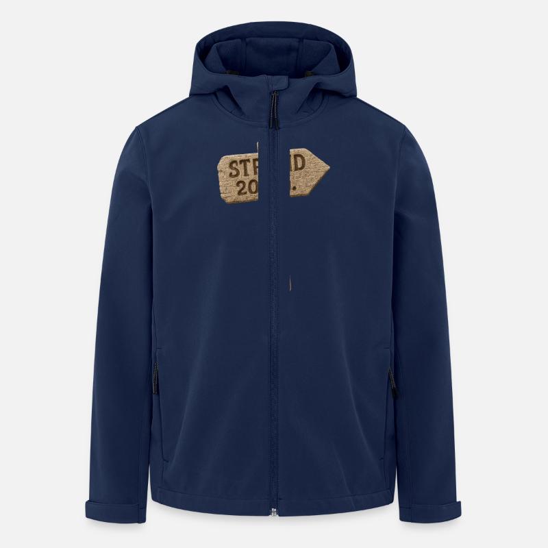 Beach 200m - Men’s Recycled Softshell Jacket by Stanley/Stella - navy