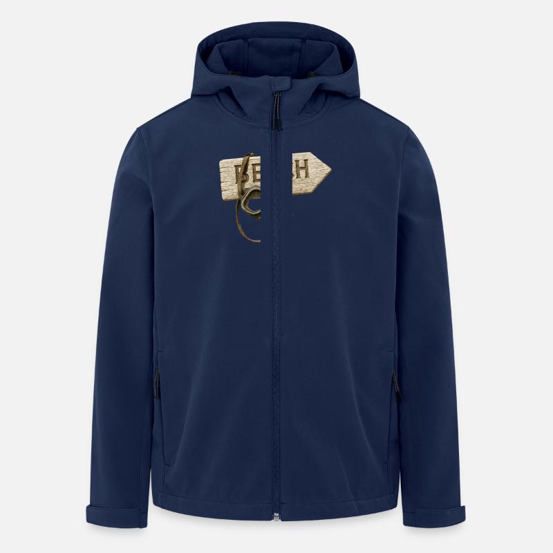 Beach Tauerbrille - Recycelte Männer Softshell-Jacke von Stanley/Stella - Navy