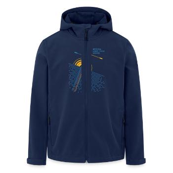 Official lightcycle driver - Men’s Recycled Softshell Jacket by Stanley/Stella - navy - Front - AI Model Male 185 light (185cm)